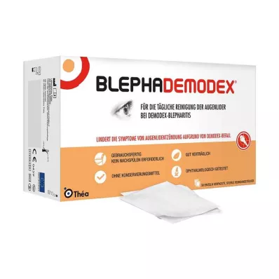 Toallitas de limpieza estériles Blephademodex, 30 piezas