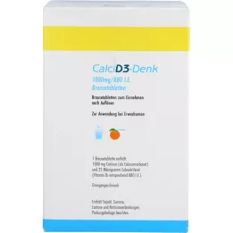 CALCI D3-Denk 1.000 mg/880 U.I. Comprimidos efervescentes, 120 uds