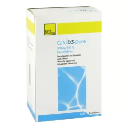 CALCI D3-Denk 1.000 mg/880 U.I. Comprimidos efervescentes, 120 uds