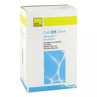 Calci D3-Denk 1000 mg / 880 UI tabletas efervescentes, 120 st