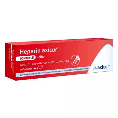 Ungüento de heparina Axicur de 60.000 unidades internacionales (100 g)