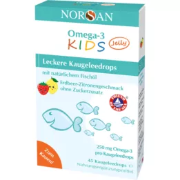 NORSAN Omega-3 Kids Jelly Dragees, 45 uds