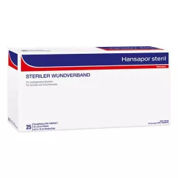 Apósito para heridas estéril Hansapor 10x20 cm (25 piezas)