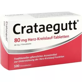 CRATAEGUTT 80 mg Comprimidos Cardiovasculares, 100 uds