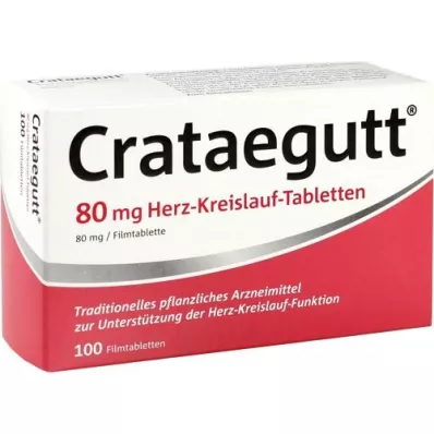 CRATAEGUTT 80 mg Comprimidos Cardiovasculares, 100 uds