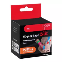 HÖGA-K-TAPE Seda 5 cmx5 m l.fr.rojo kinesiol.tape, 1 ud
