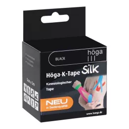 HÖGA-K-TAPE Seda 5 cmx5 m l.fr.cinta kinesiol.negra, 1 ud