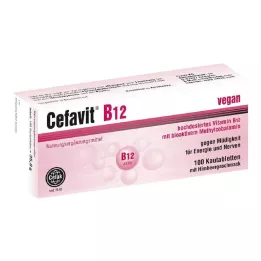 CEFAVIT B12 comprimidos masticables, 100 uds