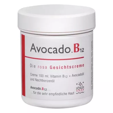 Crema facial de aguacate B12, 100 ml