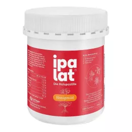 IPALAT Pastillas para la garganta miel suave sin mentol azúcar fresco, 400 uds