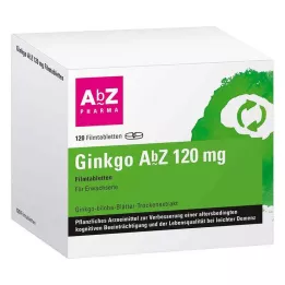 Ginkgo AbZ 120 mg tabletas recubiertas de película, 120 st