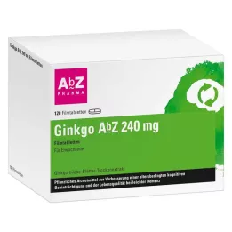Ginkgo AbZ 240 mg tabletas recubiertas de película, 120 st