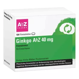 Ginkgo Abz 40 mg comprimidos recubiertos con película (120 piezas)