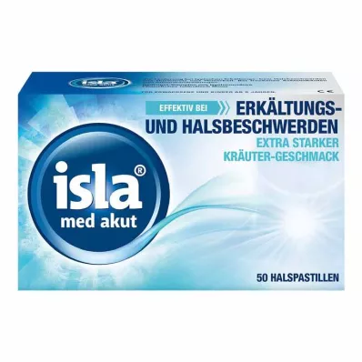 pastillas agudas isla® med, 50 piezas