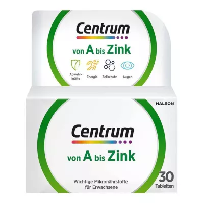 CENTRUM A-Zinc comprimidos, 30 uds