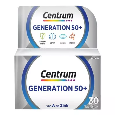 CENTRUM Generación 50+ comprimidos, 30 uds