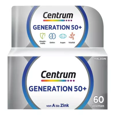 CENTRUM Generación 50+ comprimidos, 60 uds