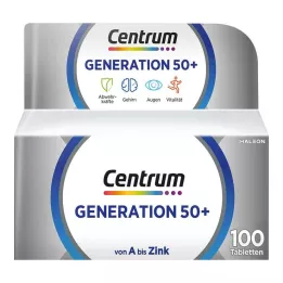 CENTRUM Generación 50+ comprimidos, 100 uds