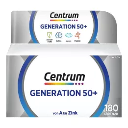 CENTRUM Generación 50+ comprimidos, 180 uds