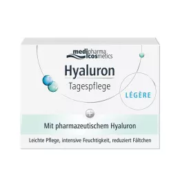 Crema informal hialurónica para el cuidado de día en un frasco, 50 ml