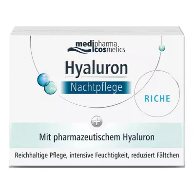 HYALURON NACHTPFLEGE crema rica en tarro, 50 ml