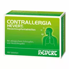 Contrallergia Hevert tabletas para la fiebre del heno, 100 piezas
