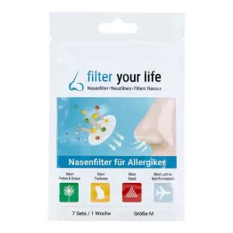 Filtro nasal Filter Your Life para alérgicos talla m (7x2 piezas)