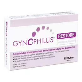 Gynophilus restaura tabletas vaginales (2 piezas)