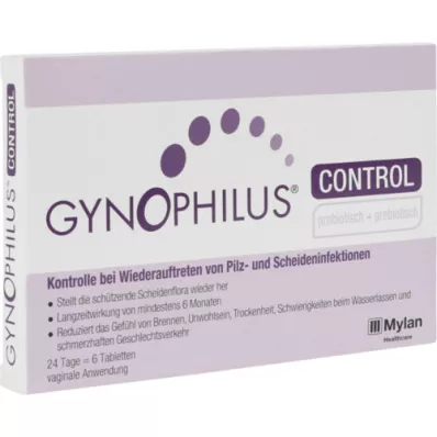 GYNOPHILUS CONTROL Comprimidos vaginales, 6 uds