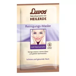 Mascarilla limpiadora de arcilla curativa Luvos cosmética natural, 2x7,5 ml