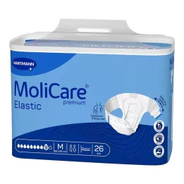 MOLICARE Premium Elastic Slip 9 Gotas Talla M, 26 uds