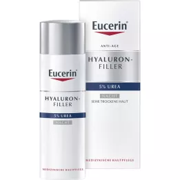 EUCERIN Hyaluron-Filler Anti-Edad UREA Crema de Noche, 50 ml