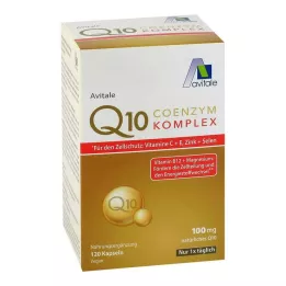 COENZYM Q10 100 mg Cápsulas+Vitaminas+Minerales, 120 uds