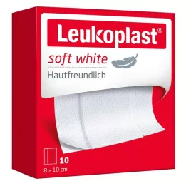 LEUKOPLAST escayola blanca blanda 8x10 cm, 10 uds