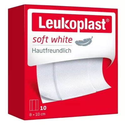 LEUKOPLAST escayola blanca blanda 8x10 cm, 10 uds