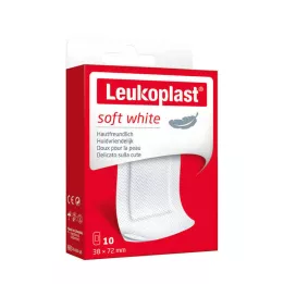 LEUKOPLAST tiras de escayola blanca blanda 38x72 mm, 10 uds