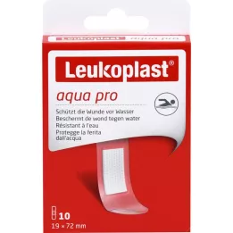 LEUKOPLAST tiras aqua pro 19x72 mm, 10 uds