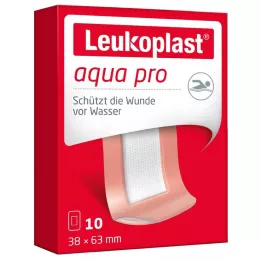 LEUKOPLAST tiras aqua pro 38x63 mm, 10 uds