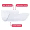 Compresa de vellón Leukoplast Cutisoft 7,5x7,5 cm estéril, 12 piezas