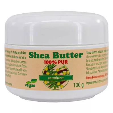 SHEABUTTER sin refinar 100% puro, 100 g