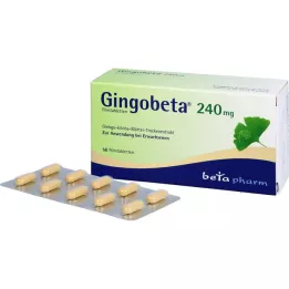 GINGOBETA 240 mg comprimidos recubiertos con película, 50 uds