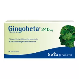 GINGOBETA 240 mg comprimidos recubiertos con película, 50 uds