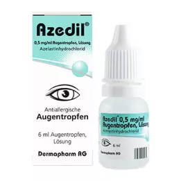 Azedil® con gotas para los ojos de azelastina, 6 ml
