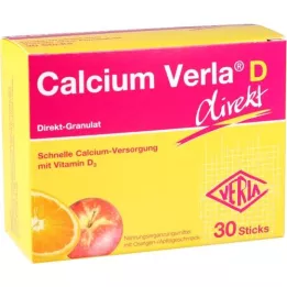 CALCIUM VERLA Gránulos directos D, 30 unidades