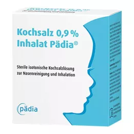 Inhalador de solución salina al 0,9% para uso pediátrico, 60 ampollas de 2,5 ml