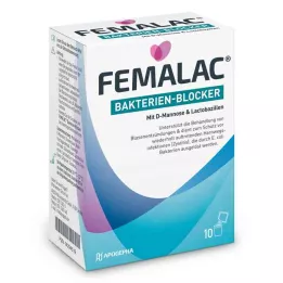 FEMALAC Bloqueador de bacterias en polvo, 10 uds