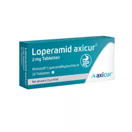 LOPERAMID axicur 2 mg comprimidos, 10 uds