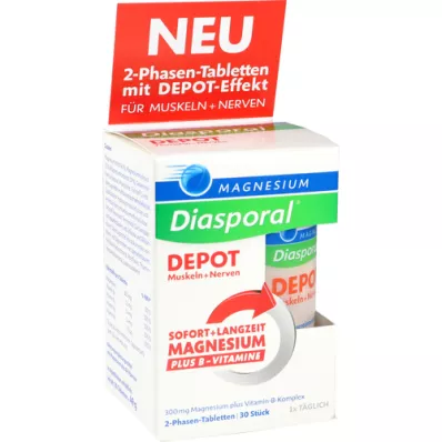 MAGNESIUM DIASPORAL DEPOT Tabl. de Músculos y Nervios, 30 uds