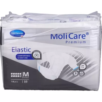 MOLICARE Calzoncillos elásticos Premium 10 gotas talla M, 14 unidades