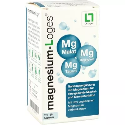 MAGNESIUM-LOGES Cápsulas, 60 uds